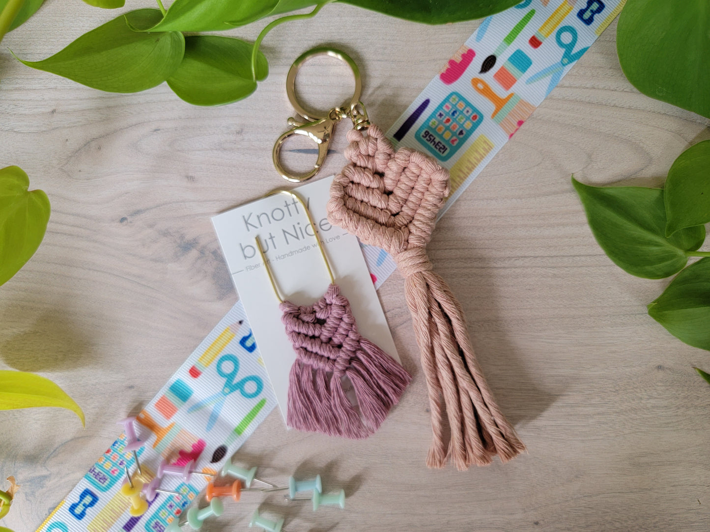 Keychain & Bookmark gift set