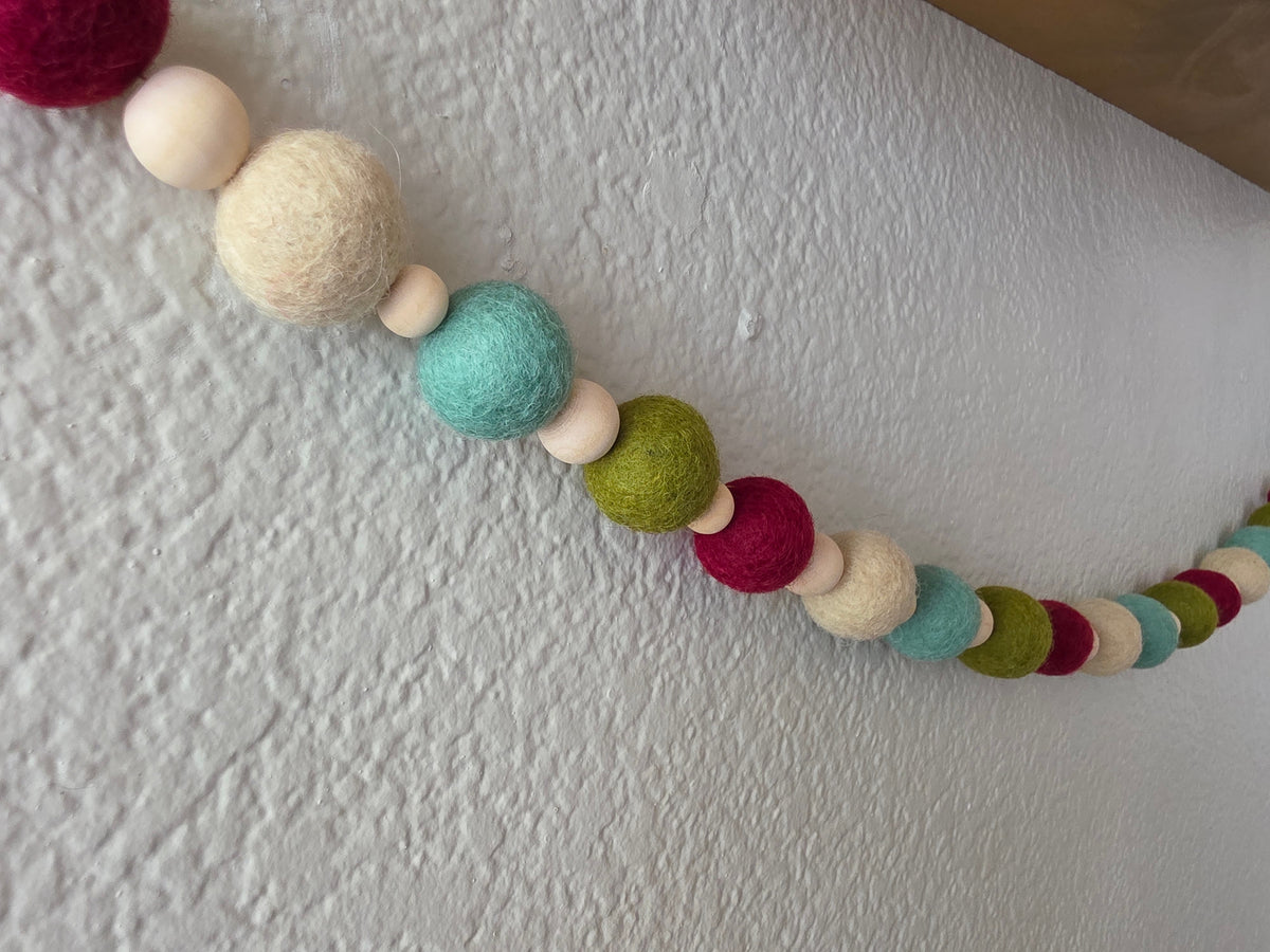 Pom Pom Garland - bright