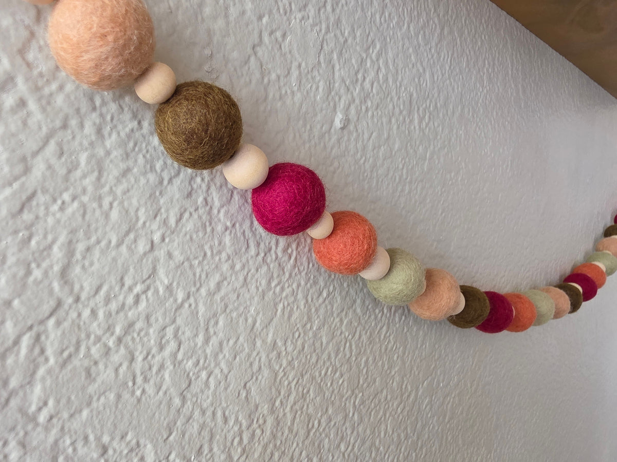 Pom Pom Garland - muted